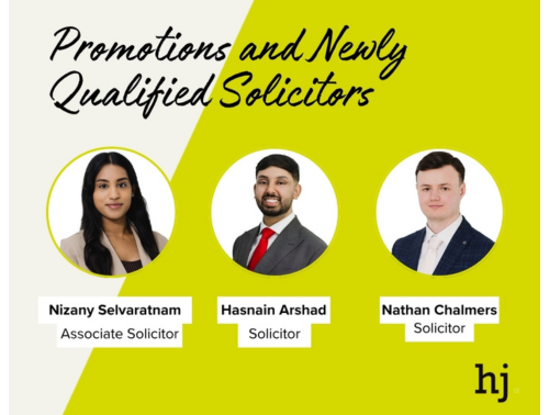 Celebrating Our People: Promotion and Newly Qualified Solicitors