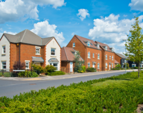 Photo of a new English estate.
